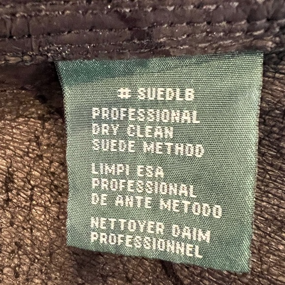 Vintage Ralph Lauren Black Leather Suede Jacket / Shirt 3X Plus Size Shacket - Picture 5 of 16